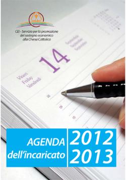 In arrivo l'Agenda dell'incaricato 2012-2013